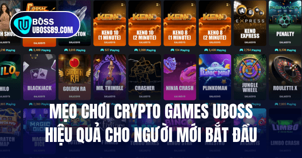 mẹo chơi crypto game uboss