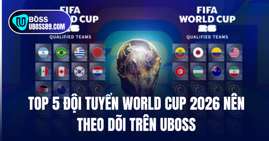 World Cup 2026 đội tuyển nổi bật UBOSS