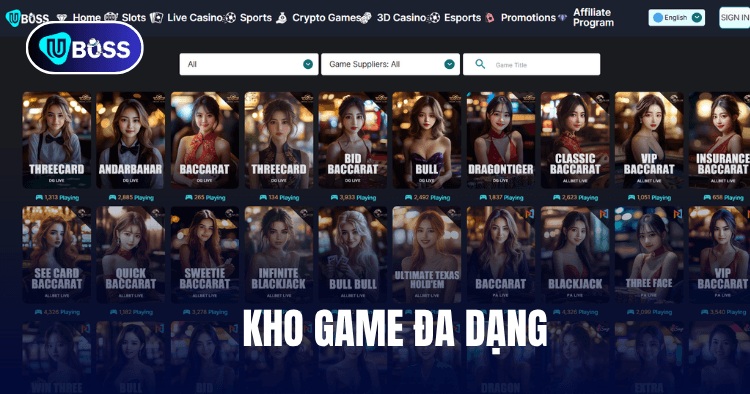 casino uboss live baccarat review