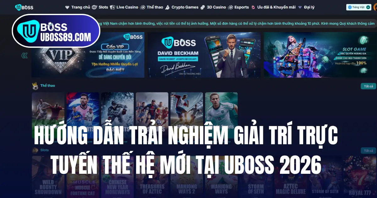 Trải nghiệm UBOSs 2026