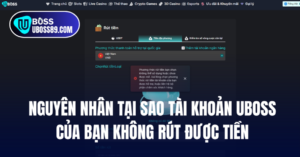 UBOSS không rút được tiền khi thắng lớn