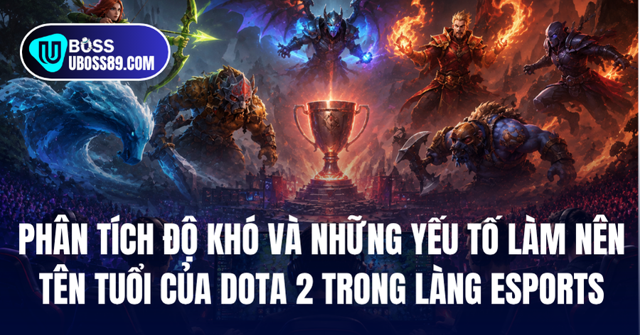 Phân Tích Độ Khó Và Những Yếu Tố Làm Nên Tên Tuổi Của Dota 2 Trong Làng Esports