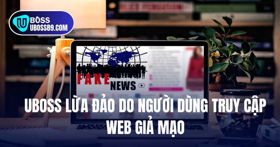 UBoss lừa đảo do người dùng truy cập link giả mạo