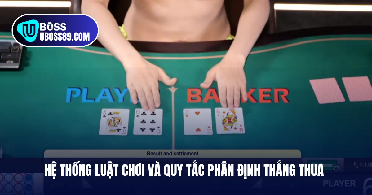 Hệ thống luật chơi và quy tắc phân định thắng thua