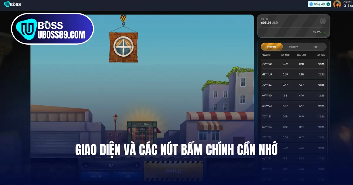 Giao diện và các nút bấm chính cần nhớ